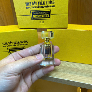 Crystal <b>Perfume</b> Bottle With Gold Cap 10ml <b>Aromatic</b> Scented Oil Container For All-Season Use - Product Image 4