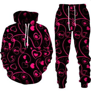 Survêtement de sublimation pour hommes, vêtements de rue, survêtement de sublimation doux et respirant anti-boulochage avec logo personnalisé - Product Image 2