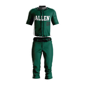 Maillot de baseball pour hommes et femmes, vêtement de sport respirant, technique de sublimation, tenue bon marché, vente en gros d'usine - Product Image 1
