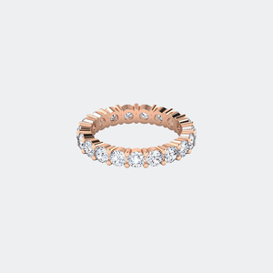 1.85CTW Round Cut Prong Set Eternity <b>Ring</b> - Product Image 3