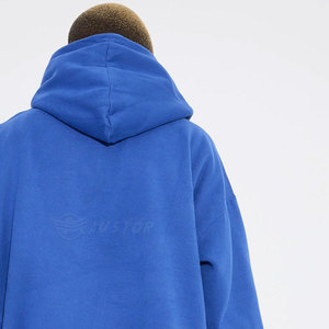 เสื้อฮู้ดไหล่ตกน้ำหนักเบาดีไซน์ตามสั่ง - Product Image 4