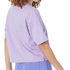 Camisetas de mujer personalizadas duraderas y transpirables con el último estilo para el verano ecológico - Product Image 2