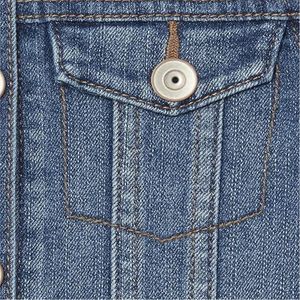 Veste en jean pour homme Vêtements pour homme Veste avec design unique Logo personnalisé de haute qualité Vintage délavé - Product Image 4