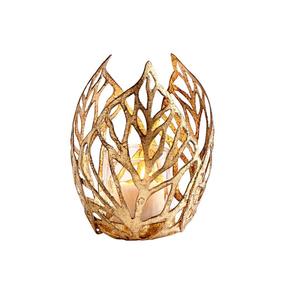 Luxurious Antique-design Candle Votives With Durable <b>Metal</b> <b>Frames</b> for Elegant Settings & <b>Black</b> & Gold Finished - Product Image 4