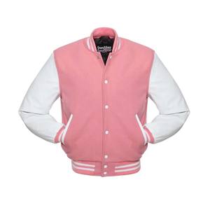 Veste universitaire Letterman de baseball personnalisée à manches en cuir avec broderie en chenille pour hommes - Product Image 6