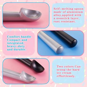 Gran demanda, venta al por mayor, cuchara de helado de aluminio personalizada, herramienta de cocina antiadherente, cuchara de helado, herramienta de cocina - Product Image 2