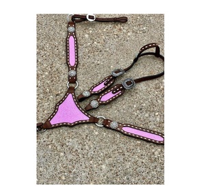 Juego de tachuelas de cuero occidental de calidad superior con sillín ajustable y brida adecuado para todos los tamaños de caballos de la India - Product Image 5