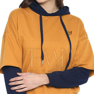 Sudadera Clásica Corta para Mujer, Diseño Personalizado Peking, para Fitness, Temporada de Invierno, Logotipo Frontal, Jersey Transpirable y Ecológico con Capucha - Product Image 2
