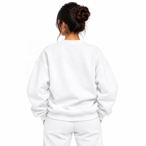 Sweat-shirt à col rond imprimé, broderie par transfert, unisexe, personnalisé avec logo, vêtements d'hiver - Product Image 5