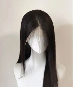 วิกผมแท้จากเวียดนาม ทำจากเส้นผมต่อแบบเครื่องจักร ผมดิบแบบ Super Double Drawn ยาวตรง สีดำ - Product Image 2