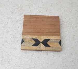 Haute qualité en bois naturel thé caboteur vente chaude Style classique fil de laiton gravé vaisselle pour la maison hôtel Restaurant utilisation - Product Image 5