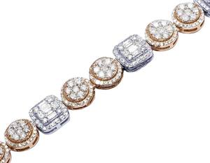 เครื่องประดับฮิปฮอปผู้ชาย ดีไซน์สี่เหลี่ยมประดับโมอิสซาไนต์ สร้อยคอแบบไมอามี่คลาสสิก ชุบทองคำขาว 925 ของขวัญแต่งงาน - Product Image 3