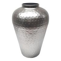 Ensemble de grands vases de sol en alliage d'aluminium peint à la poudre, faits à la main, écologiques, légers, dorés, style américain moderne, pour la décoration de la maison et du jardin