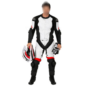 ชุดแข่งมอเตอร์ไซค์น้ำหนักเบาออกแบบได้ตามต้องการชุดหนังมอเตอร์ไซค์ - Product Image 4