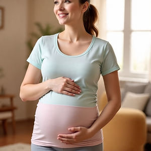 T-shirts d'allaitement de grossesse à grande ouverture sur le côté pour femmes, 100% coton, t-shirts d'allaitement de maternité pour femmes - Product Image 3