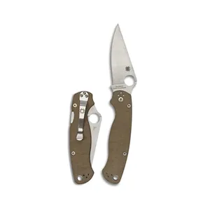 Couteau Spyderco Para Military 2 Signature avec lame de 3,47 pouces C81MPCW2 - Product Image 1