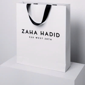 Eco-Friendly Recyclable Ivory <b>Paper</b> Box Shopping Bag Cotton Rope Handle Custom Printed Vietnam Factory Direct Supply Wholesale - Product Image 1