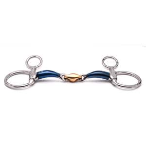Bocado para Caballo de Acero Inoxidable Tough Tack de 5 Pulgadas con Forma de Cacahuete - Product Image 3