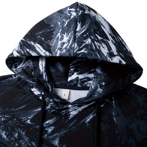 New Arrival High Quality Customized Men Hoodie 100% Cotton Fleece <b>Screen</b> Printed Breathable Wholesale Low Price Men Hoodie - Product Image 6