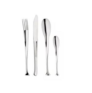 ชุดช้อนส้อมเงินผิวเรียบถูกออกแบบมาเพื่อเพิ่มประสบการณ์การรับประทานอาหารที่ทำจากสแตนเลสคุณภาพสูง - Product Image 5