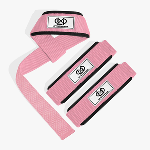 Correas de Soporte para Muñeca Lifting Infinite Blancas con Cierre Ajustable de Gancho y Bucle para Levantamiento de Pesas y Entrenamiento de Fuerza Unisex - Product Image 2