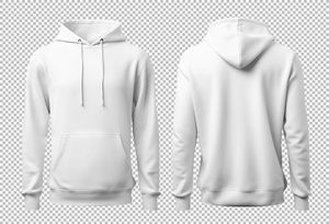 Sweat à capuche décontracté en molleton polyester/coton, style streetwear printemps, broderie personnalisée, impression en relief, broderie machine, pull-over - Product Image 4