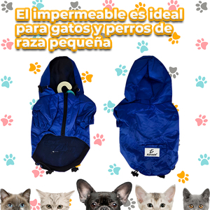 Chaqueta Impermeable para Perro ELEGATE con Patrón Sólido, Estilo Clásico, Cierre de Cremallera, Correas Ajustables, Talla XS, para Paseos Relajantes, Ropa para Mascotas - Product Image 5