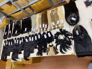 Extensiones de cabello humano virgen brasileño de grado Remy recto negro Natural sin procesar 100% paquetes de alta calidad - Product Image 4