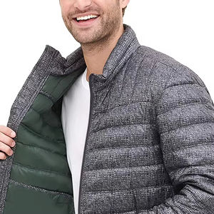 2024 produits les plus populaires hommes doudoune hommes décontracté col montant vestes coupe-vent en gros personnalisé mode OEM respirant - Product Image 6