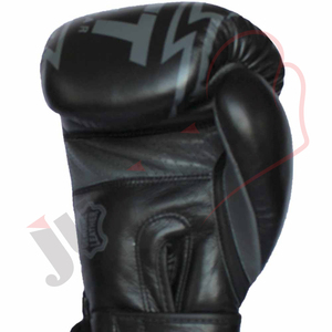 ถุงมือชกมวยแบบยูนิเซ็กส์, ถุงมือฝึกหนังวัวแท้มีคุณสมบัติดูดซับความชื้น - Product Image 6