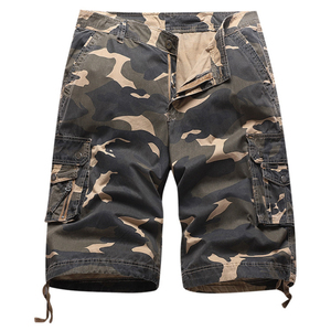 Pantalones cortos Cargo tácticos de compresión personalizados para hombre, Jogger de verano con ajuste holgado, estilo informal con múltiples bolsillos, servicio OEM personalizable - Product Image 3