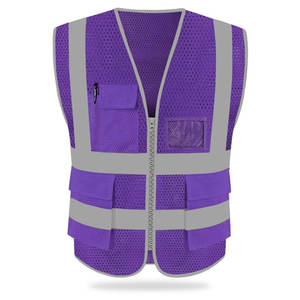 เสื้อกั๊กสะท้อนแสงเพื่อความปลอดภัย ผลิตจากโพลีเอสเตอร์ ขายดีที่สุด รับผลิตตามแบบ เสื้อกั๊กสะท้อนแสงสำหรับงานอุตสาหกรรม - Product Image 1