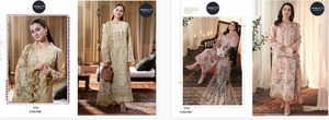 Vente en gros de salwar kameez pakistanais modernes, exquisement brodés, tissus de qualité supérieure, artisans qualifiés de Surat, été et hiver - Product Image 3