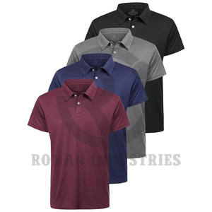 Polos de golf para hombre, de secado rápido, que absorbe la humedad, polos para hombre, camiseta de golf con cuello informal atlética - Product Image 5
