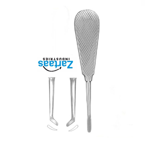 Elevadores de raíces dentales de acero inoxidable de alta calidad LONDRES-HOSPITAL Fig 1 Fabricante de Instrumentos dentales - Product Image 3