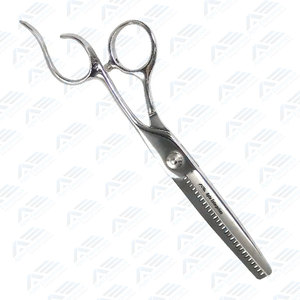 Tijeras de Entresacar Profesionales al por Mayor, Ecológicas, de Acero Inoxidable de Alta Calidad, Modelo Manual AE-6813, Lavables y Reutilizables - Product Image 4