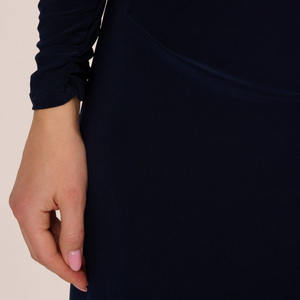 <span class=keywords><strong>Robe</strong></span> femme <span class=keywords><strong>smoking</strong></span> <span class=keywords><strong>robe</strong></span> sirène manches longues <span class=keywords><strong>robe</strong></span> élégante dos fermeture éclair col charmeuse <span class=keywords><strong>robe</strong></span> formelle tricot crêpe maxi <span class=keywords><strong>robe</strong></span> - Product Image 4