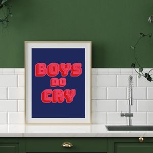 Impresión artística de Boys Do Cry sobre papel mate de 250 g/m² con diseño de naturaleza muerta - Product Image 6