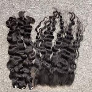 Extensions de cheveux vierges 100% de haute qualité en gros grand stock cheveux bouclés cheveux vietnamiens bruts - Product Image 2