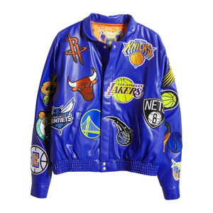 2024 New Fashion Design Baseball <b>Jacket</b> Loose Plush Embroidery <b>Letter</b> <b>Men</b> Custom Street Varsity <b>Men's</b> <b>Jackets</b> - Product Image 1