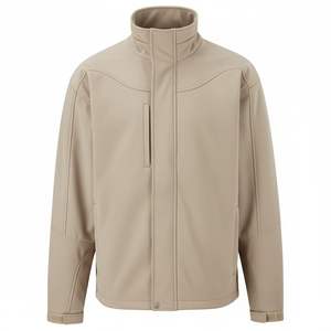 Bulk Order Softshell Jacket Men's Custom Design Windbreaker Water Resistant Outdoor Workwear Uniform Supplier Softshell Jackets - Product Image 4