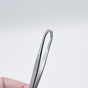 Pinzas para cejas con punta inclinada de acero inoxidable de diseño profesional, cuidado Personal de belleza internacional de Subhan de alta calidad para el cuidado de la piel - Product Image 6