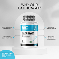 Vente en gros de comprimés de calcium 4X de qualité supérieure pour adultes et adolescents - Soutien articulaire, certifié GMP, Nutricore, non destiné aux nouveau-nés
