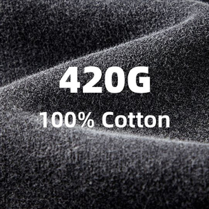 เสื้อฮู้ดดี้ผู้ชายไซส์ใหญ่ ผ้าฟลีซหนานุ่ม 100% คอตตอน เป็นมิตรต่อสิ่งแวดล้อม แห้งเร็ว ระบายอากาศดี มีกระเป๋าเสื้อ - Product Image 4