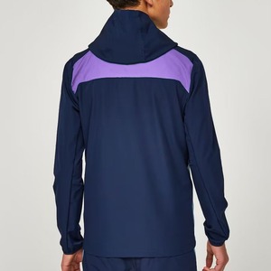 Chaqueta cortavientos impermeable para exteriores de calidad superior personalizada con cremallera completa con chaquetas de poliéster para motocicleta para hombre - Product Image 5