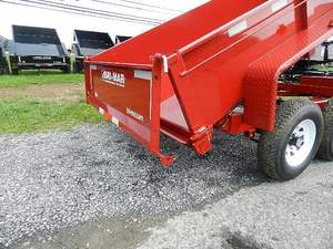 Top- Quality Agriculture 2 <b>Wheel</b> Farm Dump <b>Trailer</b> Single Ton For Sale - Product Image 2