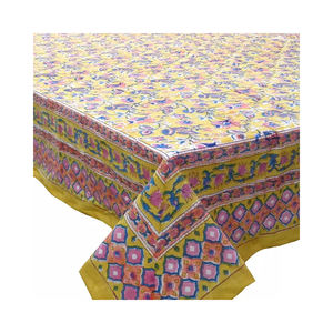 Nouvel arrivage de palmier indien vert fait à la main bloc de nappes en coton imprimé pur salle à manger mariage prix de gros - Product Image 5