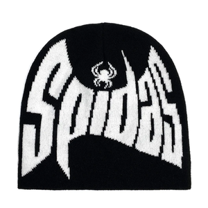 Gorro de Jacquard con logotipo personalizado al por mayor para mujer, gorro de punto acrílico para invierno con imagen completa, gorros personalizados - Product Image 6