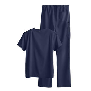 Conjuntos de uniformes médicos de enfermera para mujeres profesionales Top y pantalones de punto OEM personalizados para uso hospitalario - Product Image 2