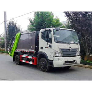 Camion à ordures compacteur, camion de collecte des déchets, camion de transport des ordures, camion à ordures fabriqué en Chine, camion à ordures compacté pour l'assainissement - Product Image 2